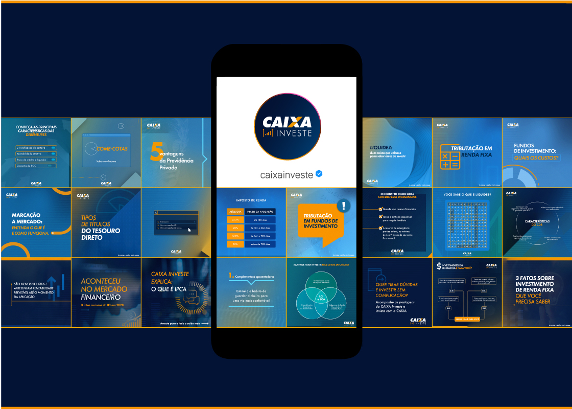 Imagem CAIXA Investe no Instagram